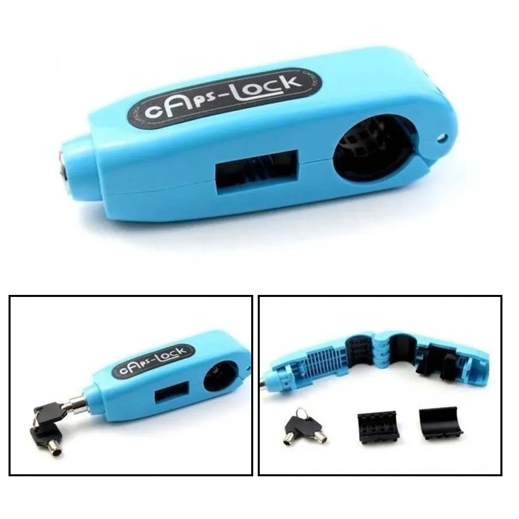 Miniatura 7 de Candado Para Manilar Freno Bloqueo Moto